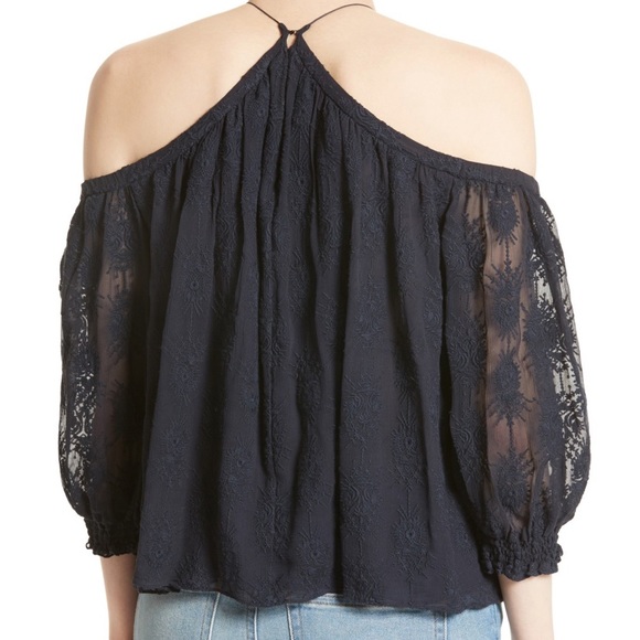 Rebecca Taylor cold shoulder blouse EUC - Picture 2 of 8